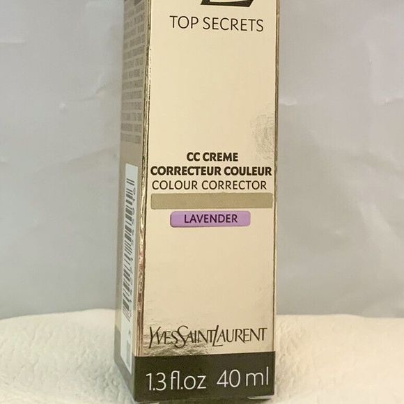 YSL Top Secrets CC Cream Creme Color Corrector Primer LAVENDER 40ml AUTHENTIC - Picture 2 of 3